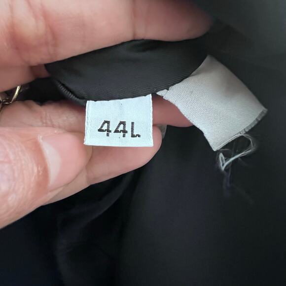 HART SCHAFFNER & MARX Navy Blazer Men's 44R USA Gold Button Sport Coat Jacket - Picture 6 of 6